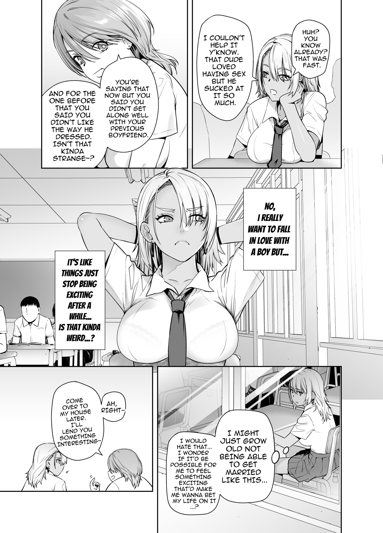 Hentai Manga Comic-Gyaru Daughter Has Passionate Sex With Her Dad-Read-6